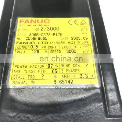 Original Fanuc Electronic AC Servo Motor A06B-0373-B175 for Automation Manufacture photo-2