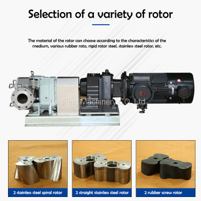 QinPing QP120M Stainless Steel Lobe Pump Double End Seals-with Variable Frequency Motor photo-4