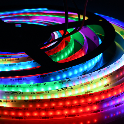 COB Led Strip 1008leds digital rgb Waterproof colorful led cob strip Flexible 5v addressable rgb cob led strip light