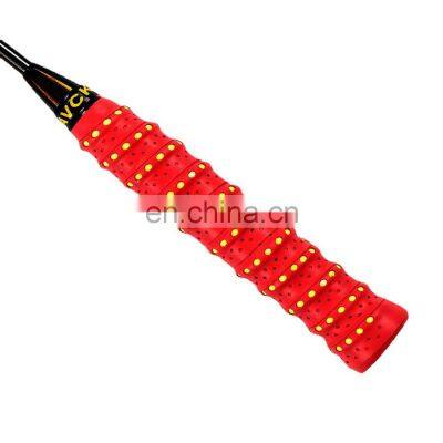 In Stock Double Colorful Best Quality Badminton Overgrip PU Material Grips Anti-slip 1.1M Overgrip Tennis