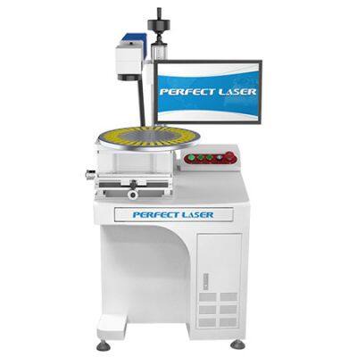 Ring Laser Marking Machine With Two Dimensional Table for Cattle Tag Laser Marker With Turning Table photo-3