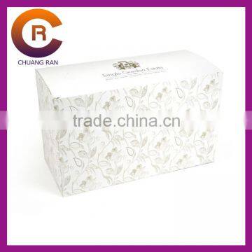 Matte lamination custom made cheap paper folding sock box