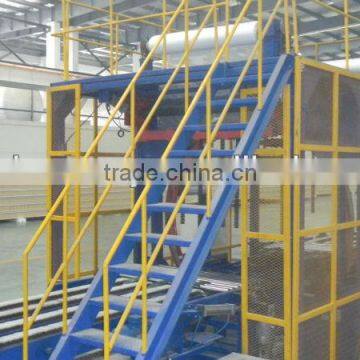 Colored steel sandwich panel packing machine