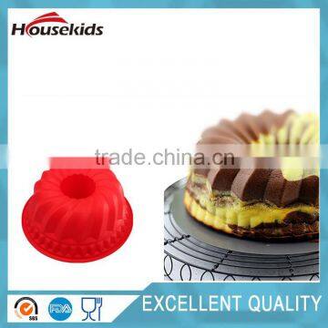 Big Flower Cake Mold Soap Baking Pan Tray Silicone Mould