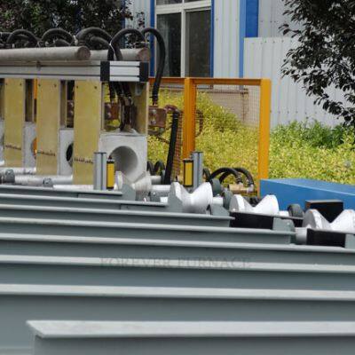 Long steel bars induction heat treatment line