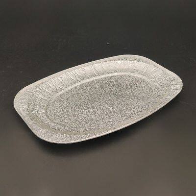 Longstar Disposable Oval Aluminum Foil Tray for Roasting Serving Baking and Food Catering Export Use photo-5
