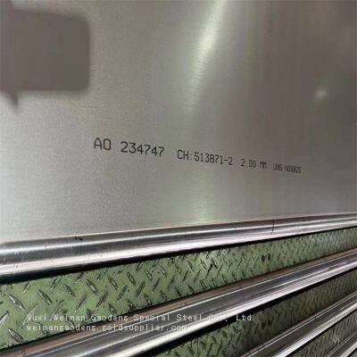 N08810 N07750 Nickel Alloy Sheet Nickel Alloy Strip for Metallurgy