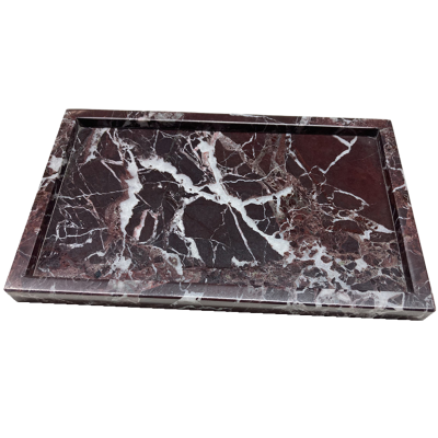 Rosso Lepanto Marble Tray SinoTopstone For Sale