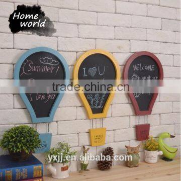 Hot Sale Bar Decorative Menu Board Wooden Shape Blackboard Slate