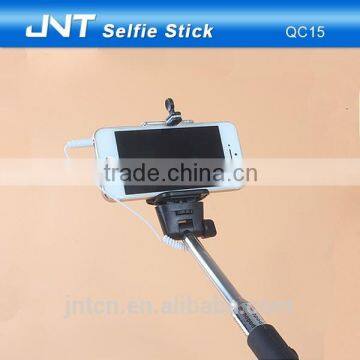 Silicon Selfie Stick Monopod With Silicon Handle,selfie Stick With Cable QC15 photo-2