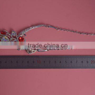 Bridal Phoenix Necklace and Earring Fashion Colorful Crystal Jewelry Set photo-5