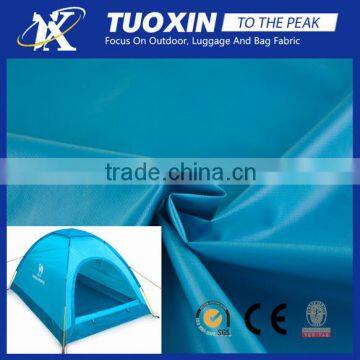 PU rainproof windproof fishing tent fabric for sleeping bags tents material