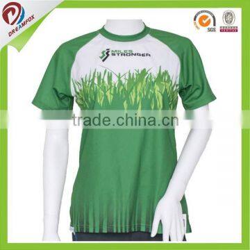 sublimation cheap wholesale running shirts, coolmax running shirt, 100% polyester running shirt