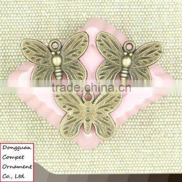 Wholesale Diy Jewelry Retro Manual Zinc Alloy Insect Butterfly Pendant photo-2
