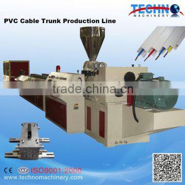 PVC Profile Electrical Conduit Trunking Channel Extrusion Line