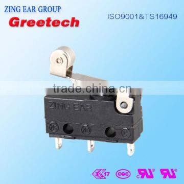 3 position micro switch With Roller Lever 10a 16a 21a Tuv Ul Vde Ce Cb Kc