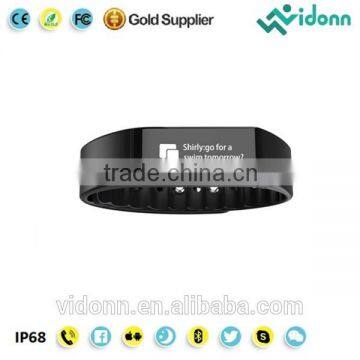 New Vidonn X6S IP68 USB Charging Step Counter Free APP Android IOS Compatible Bluetooth 4.0 Bracelet Pedometer photo-2