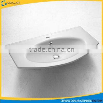 Modern Ceramic Counter Top Cabinet Basin