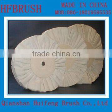 Fiber buffing wheel