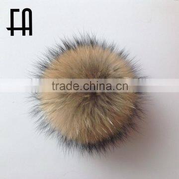 Factory direct high quality raccoon fur ball pompon