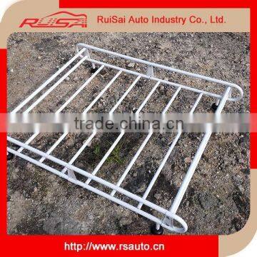 Powder Coated Aluminum Cargo Basket Universal Roof Rack photo-2