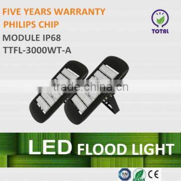 CE ROHS ,IP67 outdoor 300w focos led flood light, with five years warranty