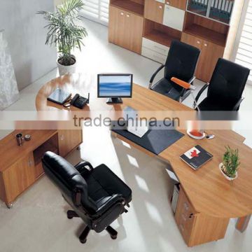 L Shaped office computer table/wooden executive office furniture desk (SZ-ODT601)