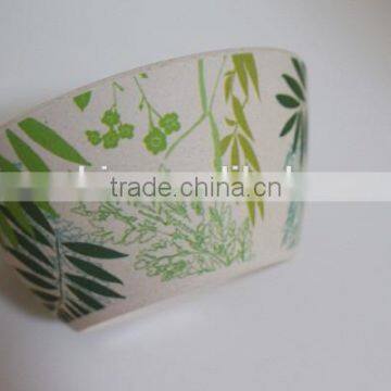 Economic and environmental round bowl ,colorful bamoo bowl