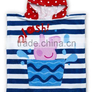100% Painting Soft Hooded Bath Towel photo-5