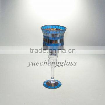 Glass Mosaic candle holder wholesale for home decoration or wedding