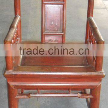 Chinese antique carved wooden armchair LWE175