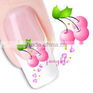 Hotselling water fruit nail sticker