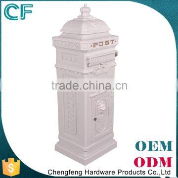 The Most Popular Style In Europe Factory Lowest Price Freestanding Garden Irish Post Box From China photo-5