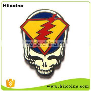 MOQ 50pcs Hard enamel or Soft enamel Grateful Dead Metal Badge