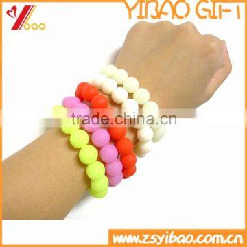 Beautiful Decoration Colorful Silicone Bead Bracelet/ Chain Bracelet photo-2