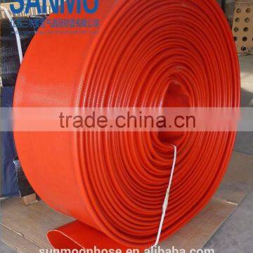 Hot sale!! Working pressure 300PSI 8" TPU lay flat hose