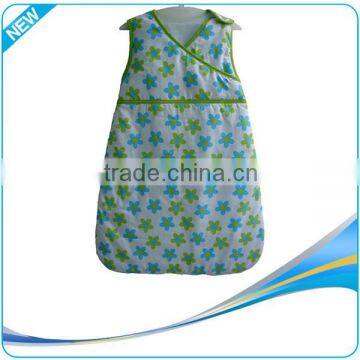 Flower 100% organic cotton warm crochet baby sleeping bag