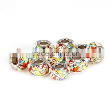 Hot Selling Epoxy Enamel 10 pcs Colorful Style #3 Color Glass Beads Loose Beads