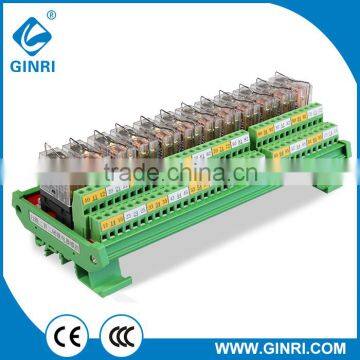 JR-12L2/12 Channel DPDT OMRON Relay Module (PLC Output Amplified Board)
