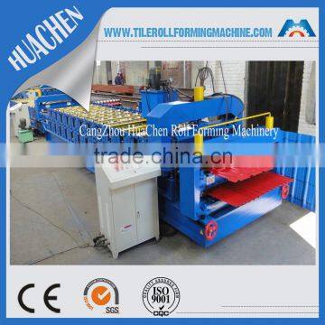 CNC Metal Roofing Panel Double Glazed Tile Roll Forming Machine Manufacturers From China Supplier