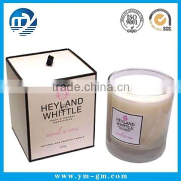 Wholesale recyclable paper candle storage box packaging