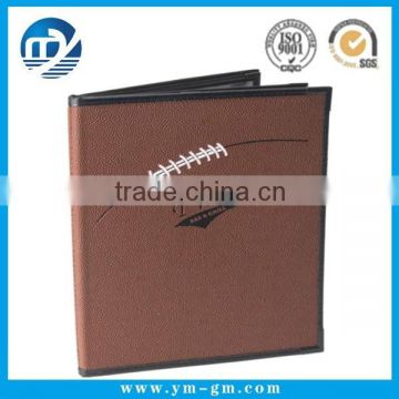 Genuine leather cheap sample menu card for restaurant