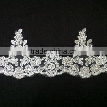 Lady Bridal Suits Use For Evening Long Dresses Lace Trim photo-1