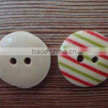 2014 Hot Sale Fashion Cute Natural Wooden Button for Kids Clothing