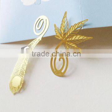 Etching metal bookmark blank for gift