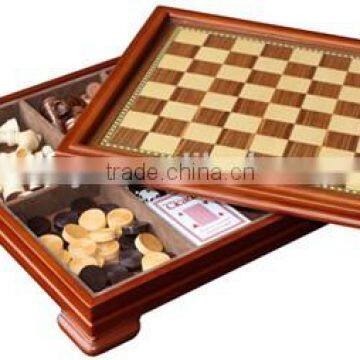 Quality wooden magnetic game set in box