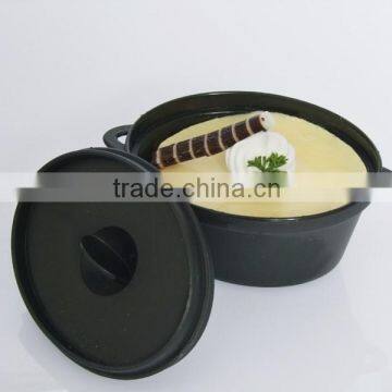 disposable clear PP 2 oz ice cream cake cup with lid