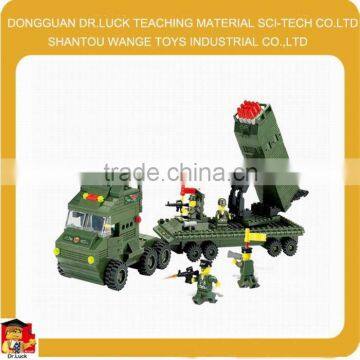 Kids Game Military Series Block Plastic Toy Military Armored Vehicle
