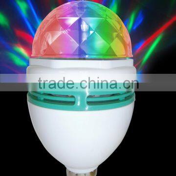 Party Disco DJ Bar Decoration E27 B22 RGB Crystal Ball Stage Lights Led Rotating Lamp Bulb photo-6