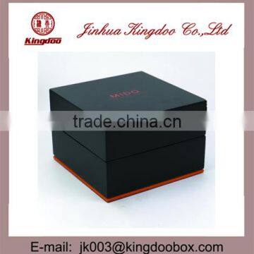 Jinhua Supplier Handmade Rectangular MDF Wooden Watch Box With Flip Lid photo-3